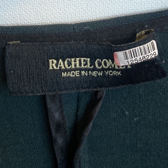 (A2) Rachel Comey Glitch dark green Jumpsuit LongSleeve V-Neck Cinched Waist, 2 - Picture 5 of 14